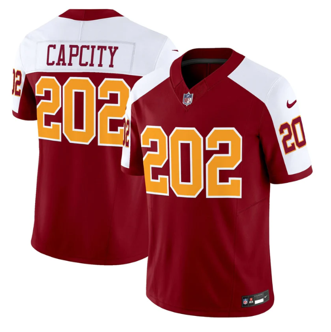 CapCity Jersey #202 Throwback Vapor Limited All Stitched Burgundy Alter