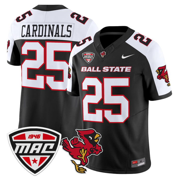 Cardinals Jersey #25 Ball State Cardinals 2025 Limited Stitched
