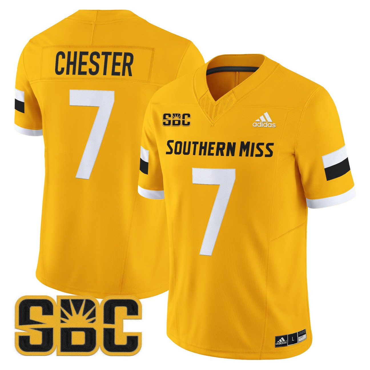Carl Chester Jersey #7 Southern Miss Golden Eagles 2025 Vapor Limited Stitched