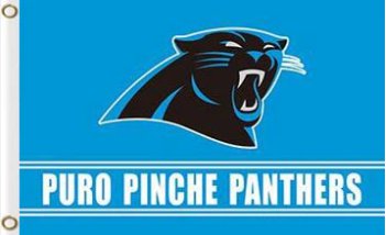 Carolina Panthers Puro Pinche Flag 3X5 Ft Polyester Banner USA 90x150cm