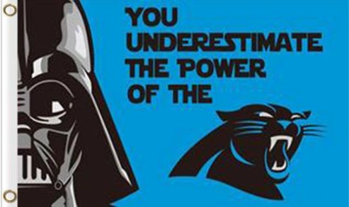 Carolina Panthers Team US Flag 3X5 Ft Polyester Banner USA 90x150cm