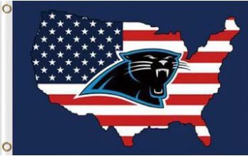 Carolina Panthers US Flag 3X5 Ft Polyester Banner USA 90x150cm