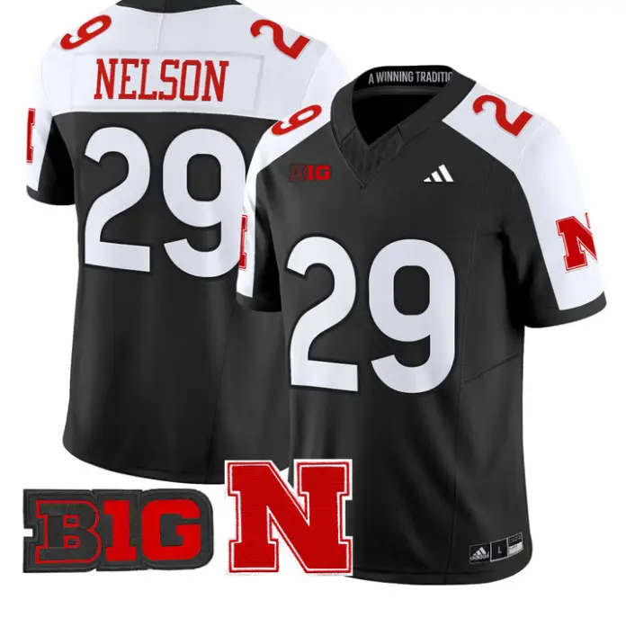 Carter Nelson Jersey #29 Nebraska Cornhuskers 2026 Vapor Limited Stitched