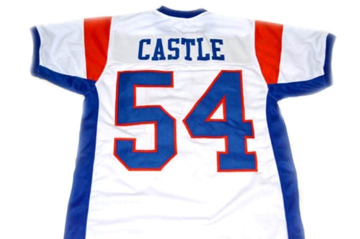 Kevin Castle #54 Blue Mountain State Movie Football Jersey White