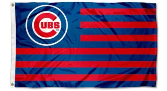 Champions Chicago Cubs Nation Flag 3X5Ft Banner USA Polyester with Brass Grommets