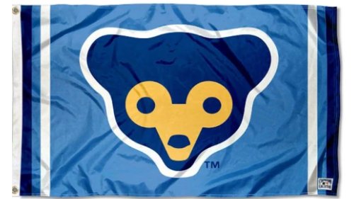 Champions Chicago Cubs Retro 70s Flag 3X5Ft Banner USA Polyester with Brass Grommets
