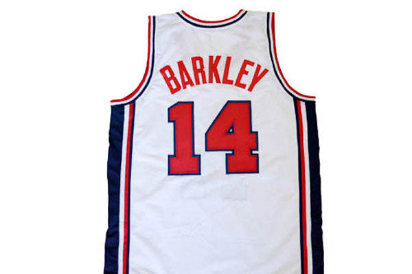 Charles Barkley Jersey #14 Team USA Basketball White