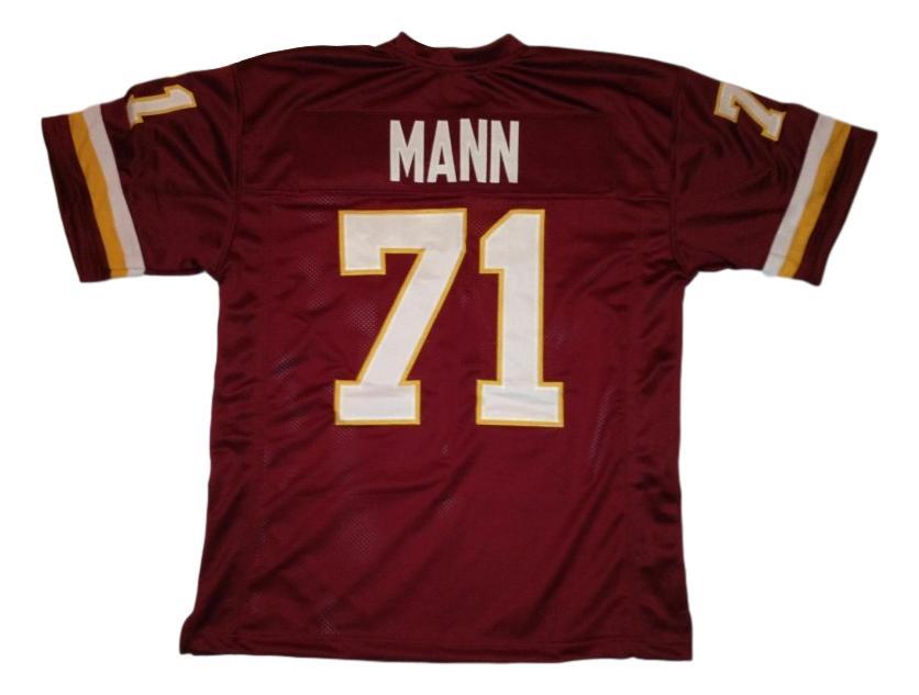 Charles Mann Jersey #71 Custom Unsigned Football Jerseys Stitched Maroon
