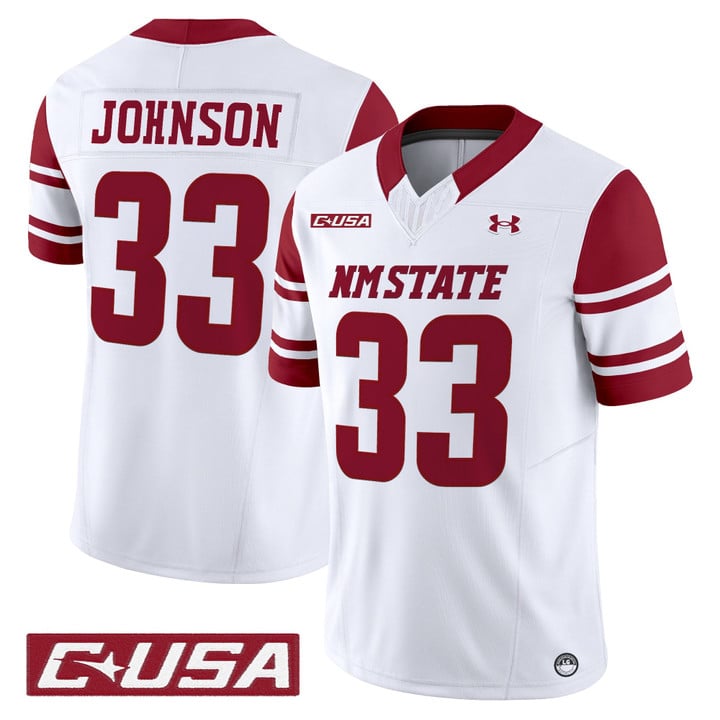 Charley Johnson Jersey #33 New Mexico State Aggies 2025 Vapor Stitched