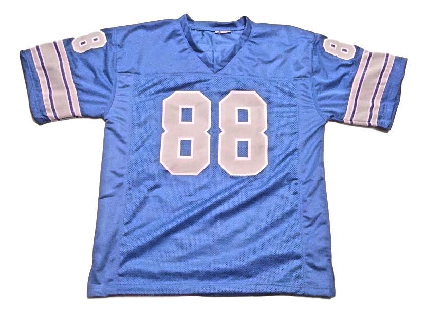 Charlie Sanders Jersey #88 Custom Unsigned Football Stitched Blue
