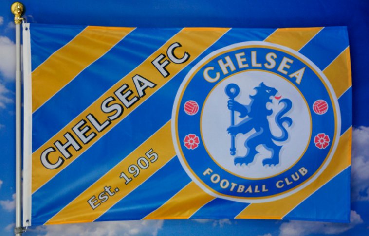 Chelsea Football Club Flag 3x5ft Banner Polyester