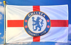 Chelsea Football Club Flag Red White 3x5ft Banner Polyester