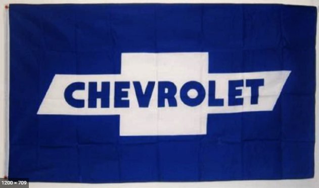 Chevrolet Blue Flag 3X5 Ft Polyester Banner USA 90x150cm