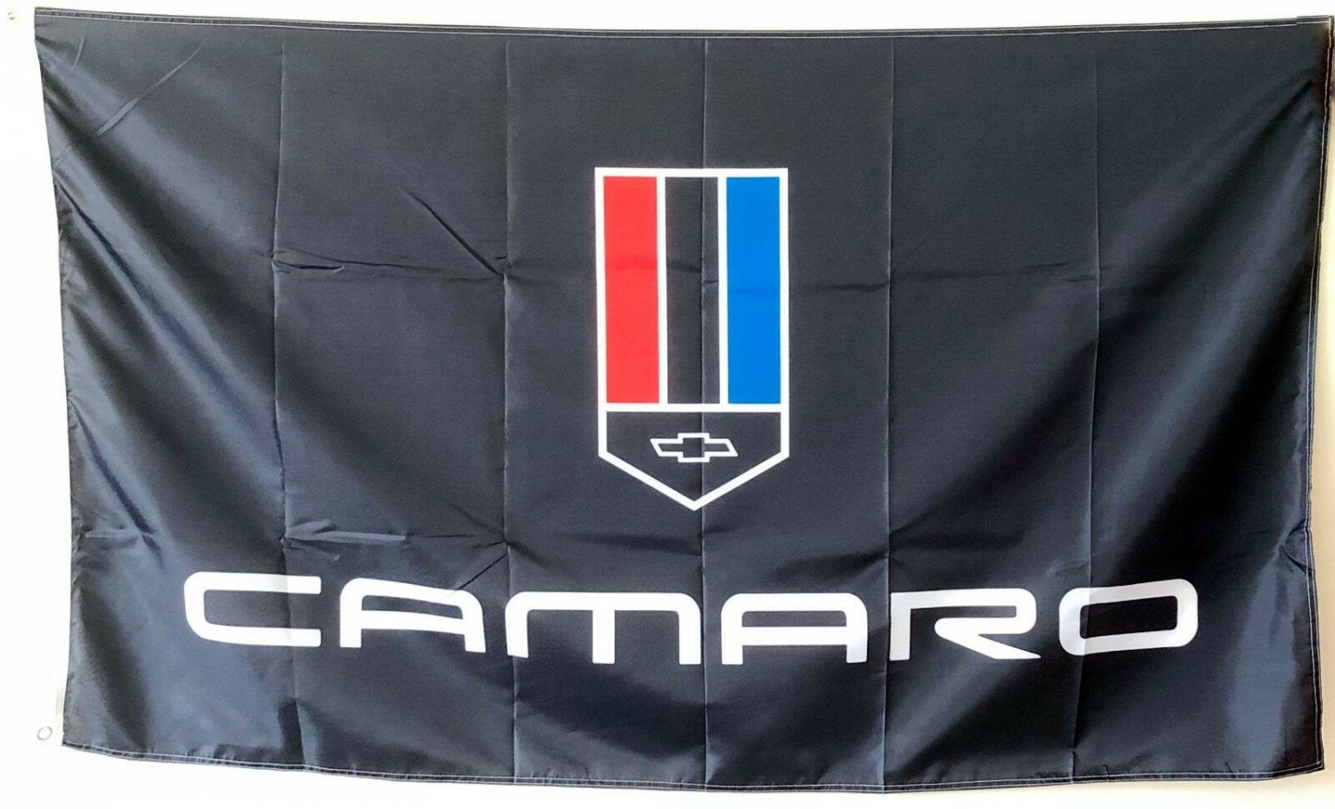 Chevrolet Camaro Black Flag 3X5 Ft Polyester Banner USA 90x150cm