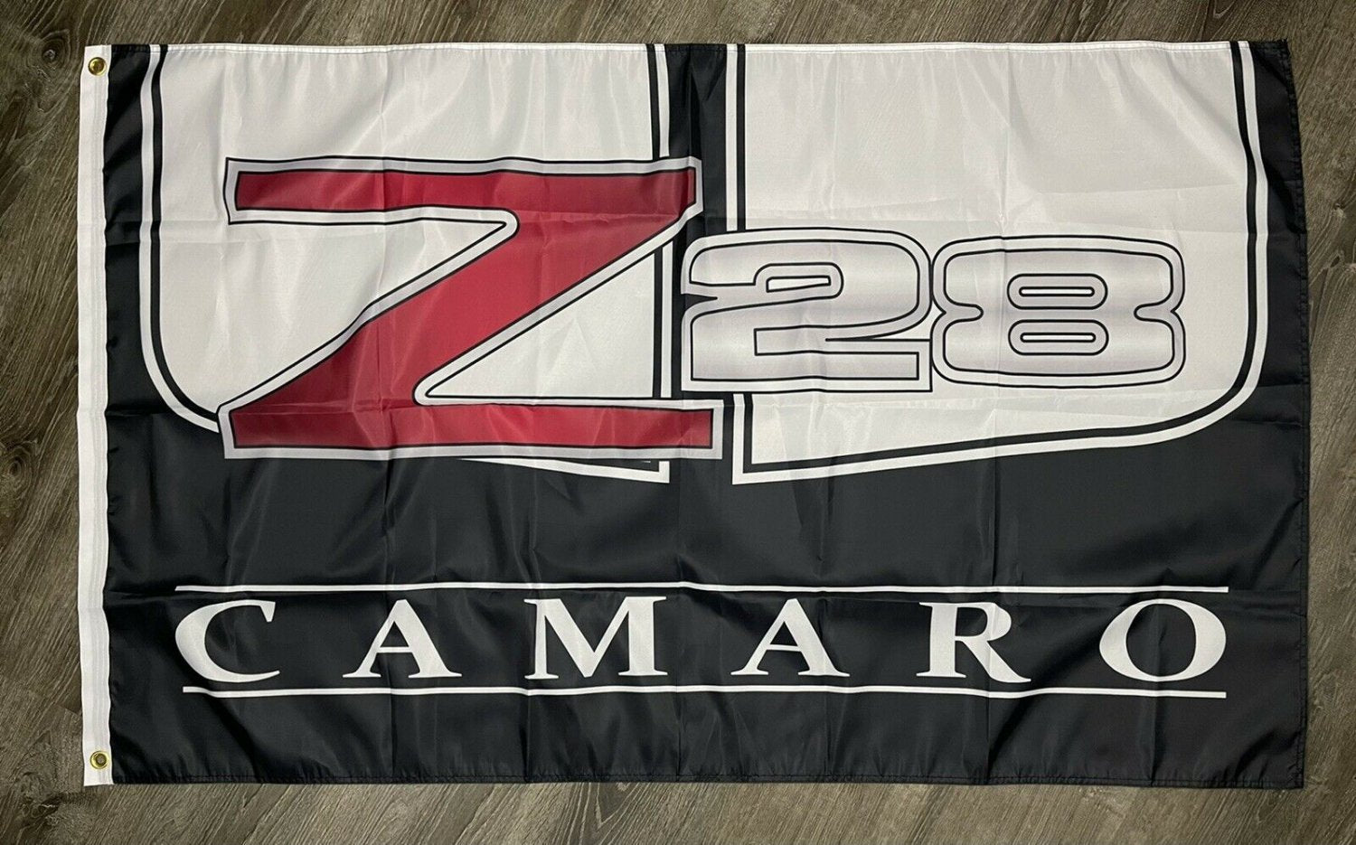 Chevrolet Camaro Z28 3x5 ft Flag Banner Garage Man-Cave Chevy Racing Car Club