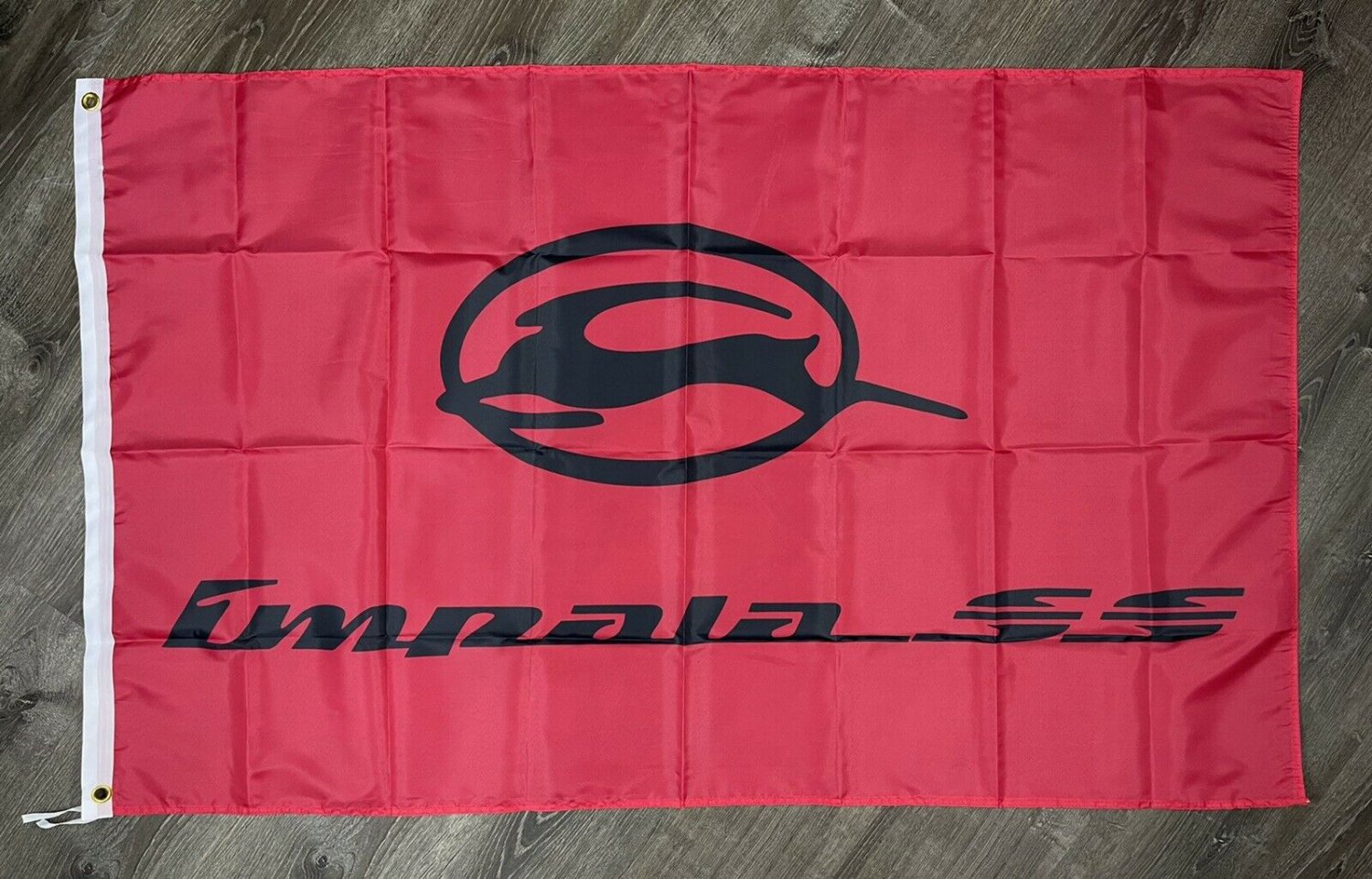 Chevrolet Chevy Impala SS Flag 3x5 ft Racing Red Banner Man-Cave Garage Club