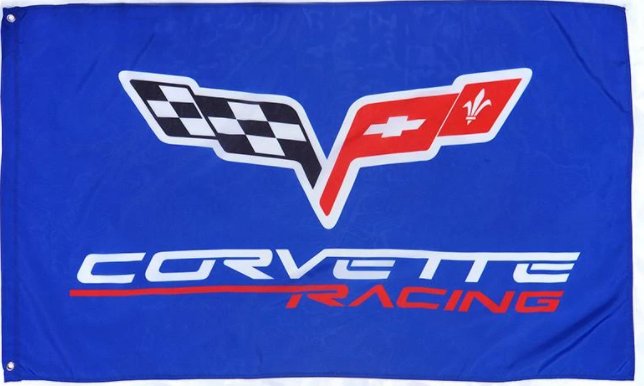 Chevrolet Corvette Blue Flag 3X5 Ft Polyester Banner USA 90x150cm