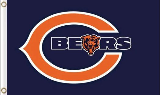Chicago Bears National Football Team Flag 3X5 Ft Polyester Banner USA 90x150cm