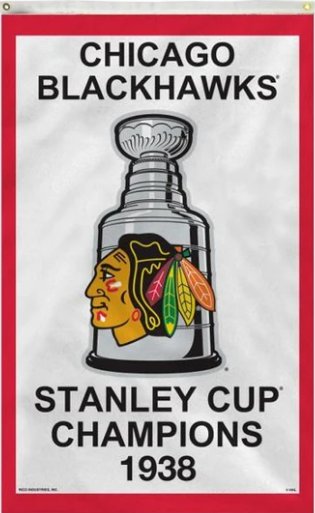 Chicago Blackhawks 1938 Stanley Cup Flag 3X5Ft Polyester Digital Print Banner USA