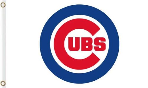 Chicago Cub Baseball Club Flag 3X5Ft Banner USA Polyester with Brass Grommets - 10