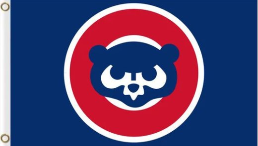 Chicago Cub Baseball Club Flag 3X5Ft Banner USA Polyester with Brass Grommets - 14