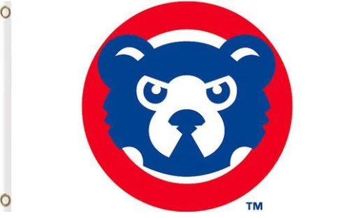 Chicago Cub Baseball Club Flag 3X5Ft Banner USA Polyester with Brass Grommets - 16