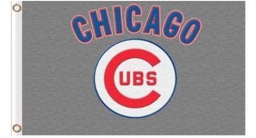 Chicago Cub Team Flag 3X5Ft Banner USA Polyester with Brass Grommets