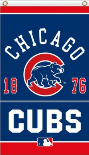 Chicago Cubs 1876 World Series Champions Flag 3X5Ft Banner USA Polyester with Brass Grommets
