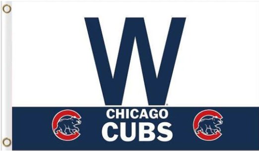 Chicago Cubs Flag Baseball Flag 3X5Ft Banner USA Polyester with Brass Grommets