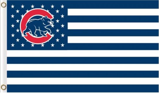 Chicago Cubs Flag Baseball US Flag 3X5Ft Banner USA Polyester with Brass Grommets