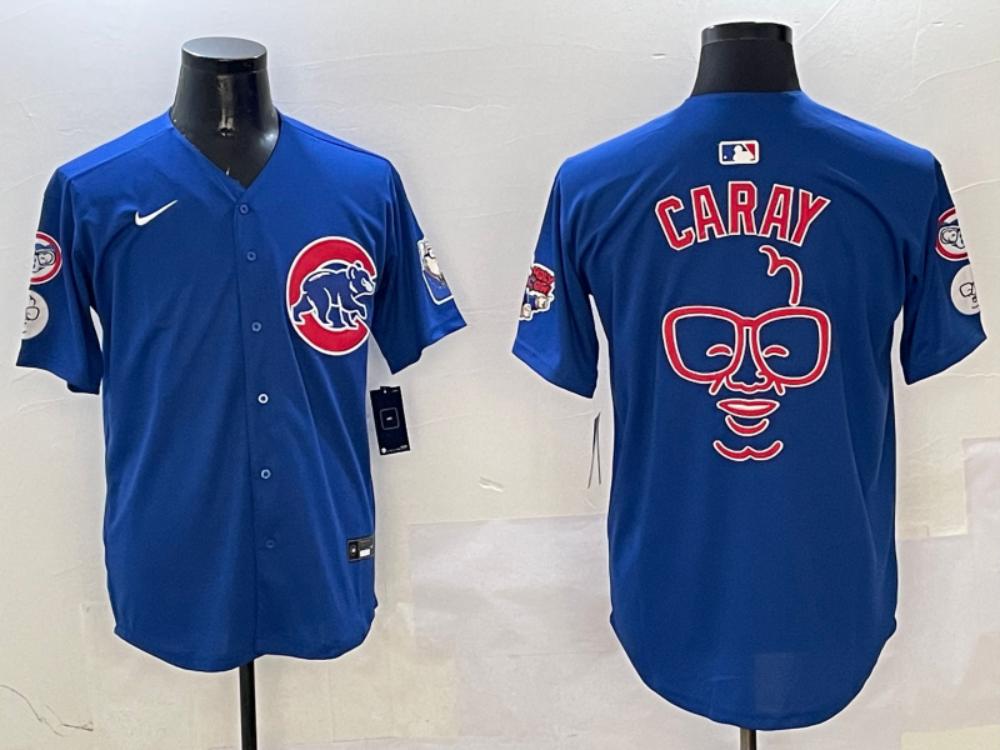 Chicago Cubs Harry Caray Holy Cow Royal Limited Jersey