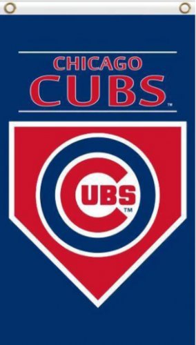 Chicago Cubs World Series Flag 3X5Ft Banner USA Polyester with Brass Grommets