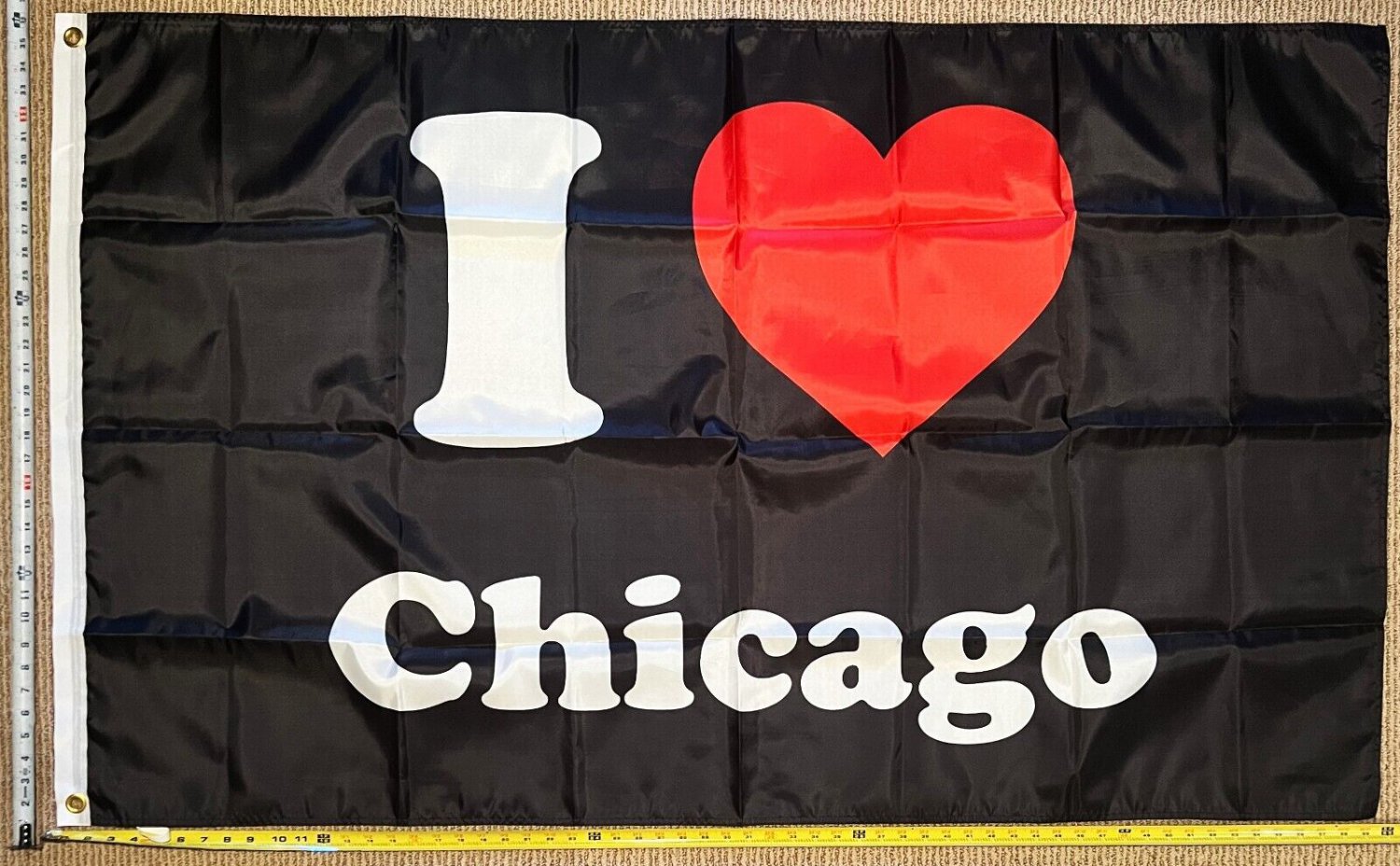 Chicago Flag 1 Beer Party America Man Cave Sign Poster USA 3x5'