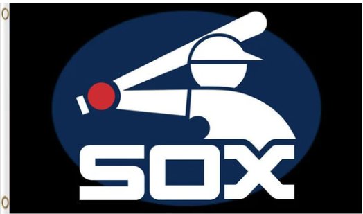 Chicago White Sox Baseball Club flag 3X5Ft Banner USA Polyester with Brass Grommets -3