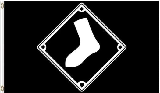 Chicago White Sox Baseball Club flag 3X5Ft Banner USA Polyester with Brass Grommets - 6