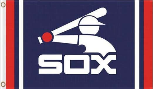 Chicago White Sox Baseball Club flag 3X5Ft Banner USA Polyester with Brass Grommets