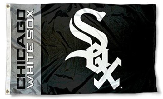 Chicago White Sox Retro flag 3X5Ft Banner USA Polyester with Brass Grommets