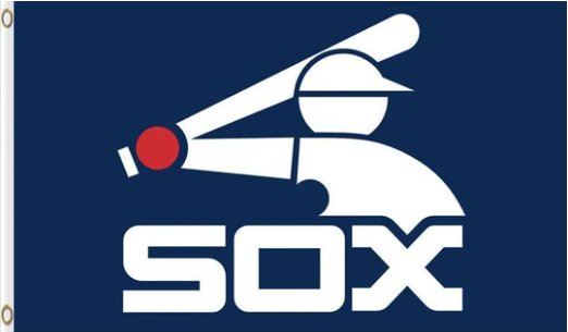 Chicago White Sox Team flag 3X5Ft Banner USA Polyester with Brass Grommets - 1