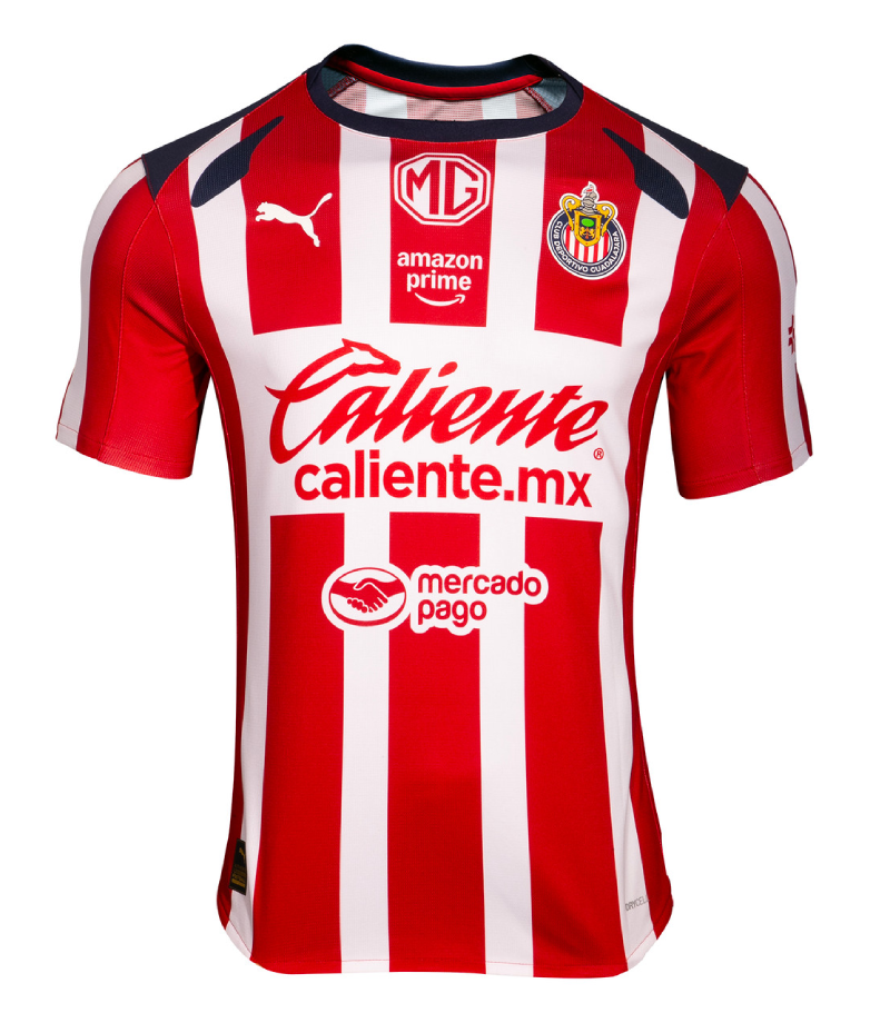 Chivas 2025-26 LUIS ROMO 17 Home Jersey – Red