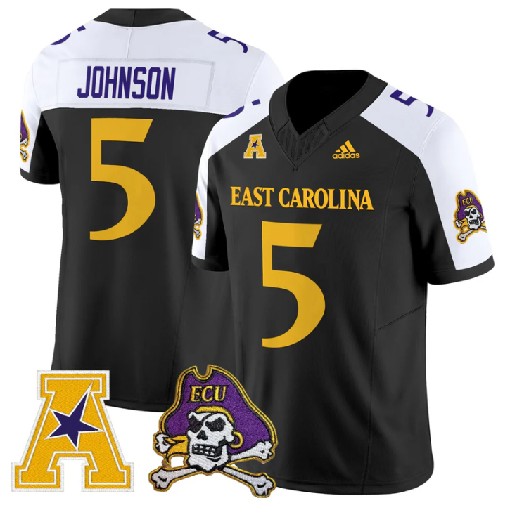 Chris Johnson Jersey #5 East Carolina Pirates 2025 Limited Stitched