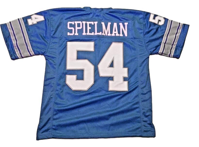 Chris Spielman Jersey #54 Custom Unsigned Football Stitched Blue