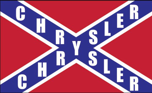 Chrysler Blue Red Flag 3X5 Ft Polyester Banner USA 90x150cm