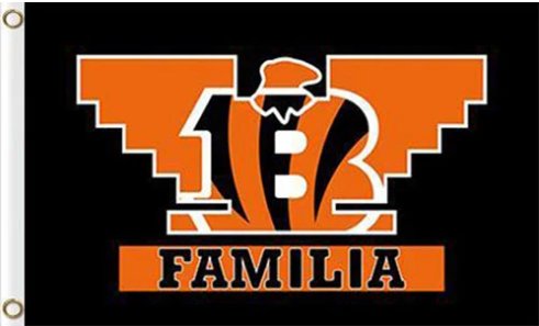Cincinnati Bengals Familia Flag 3X5 Ft Polyester Banner USA 90x150cm