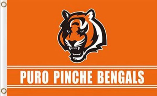Cincinnati Bengals Puro Pinche Flag 3X5 Ft Polyester Banner USA 90x150cm
