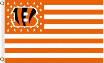 Cincinnati Bengals Star Flag 3X5 Ft Polyester Banner USA 90x150cm