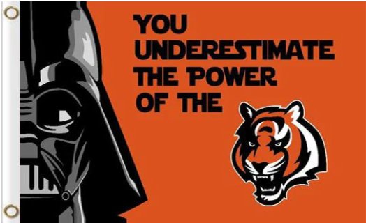 Cincinnati Bengals Star Wars Flag 3X5 Ft Polyester Banner USA 90x150cm