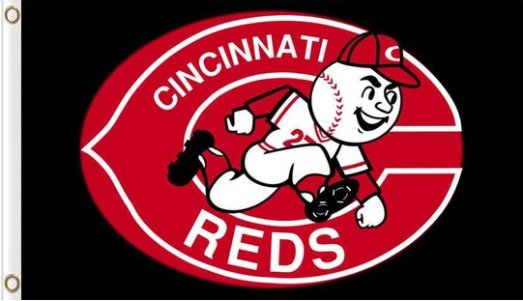Cincinnati Reds Baseball Club Flag 3X5 Banner USA Polyester with Brass Grommets