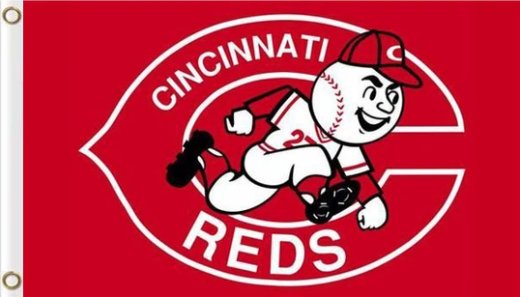 Cincinnati Reds Baseball Club US Flag 3X5Ft Banner USA Polyester with Brass Grommets
