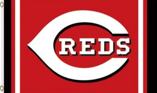 Cincinnati Reds Logo Flag 3X5Ft Banner USA Polyester with Brass Grommets