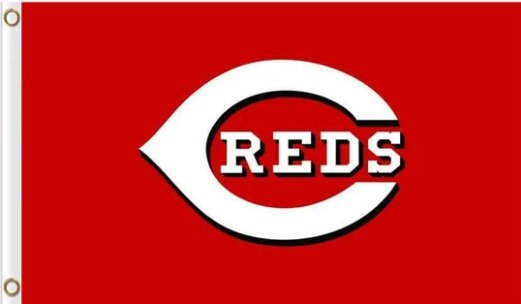 Cincinnati Reds US Flag 3X5Ft Banner USA Polyester with Brass Grommets